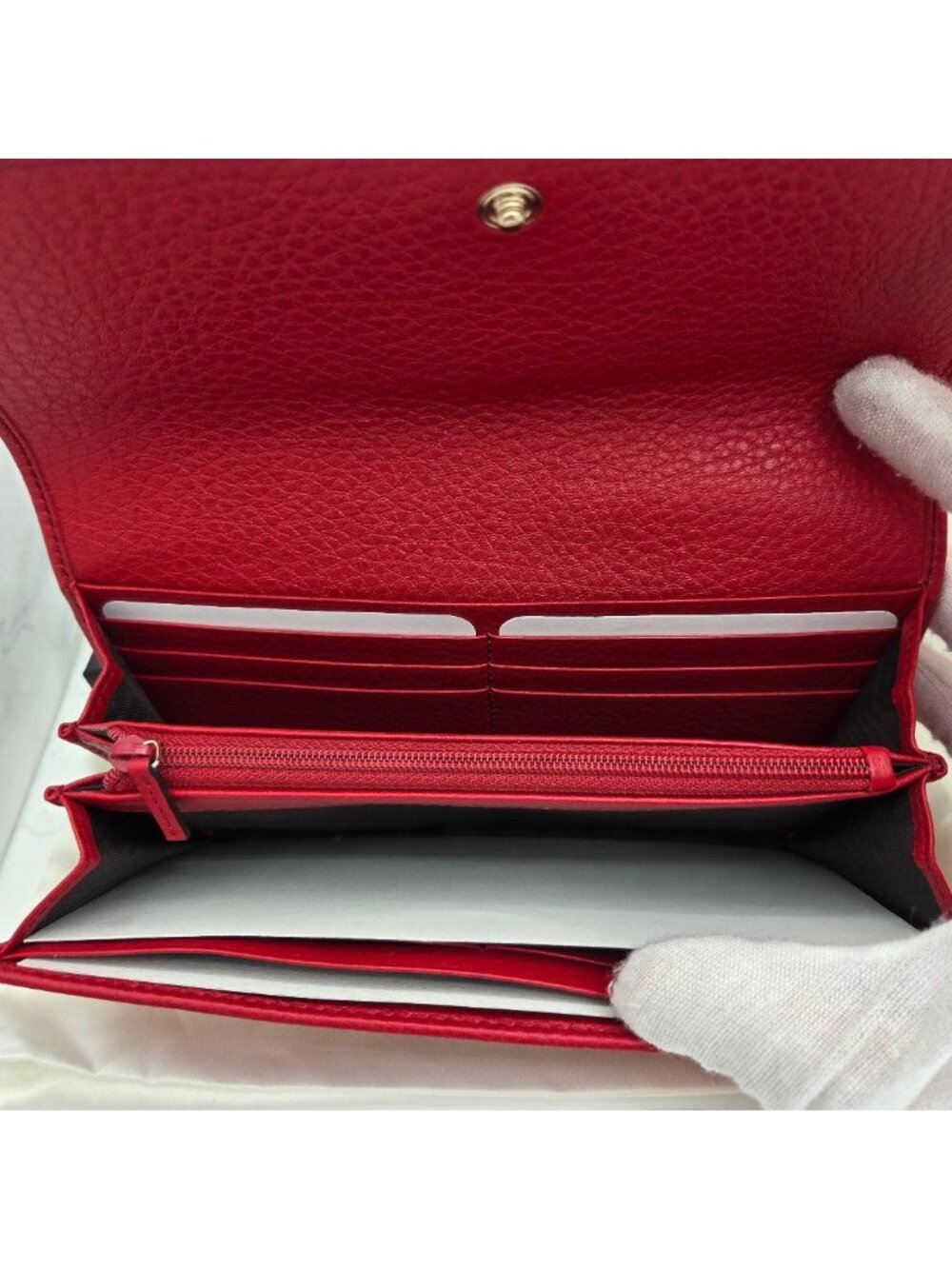 Gucci Soho GG Wallet Red - Picture 13 of 16